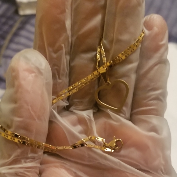 925 Gold filled over sterling silver Necklace … - Picture 5 of 5